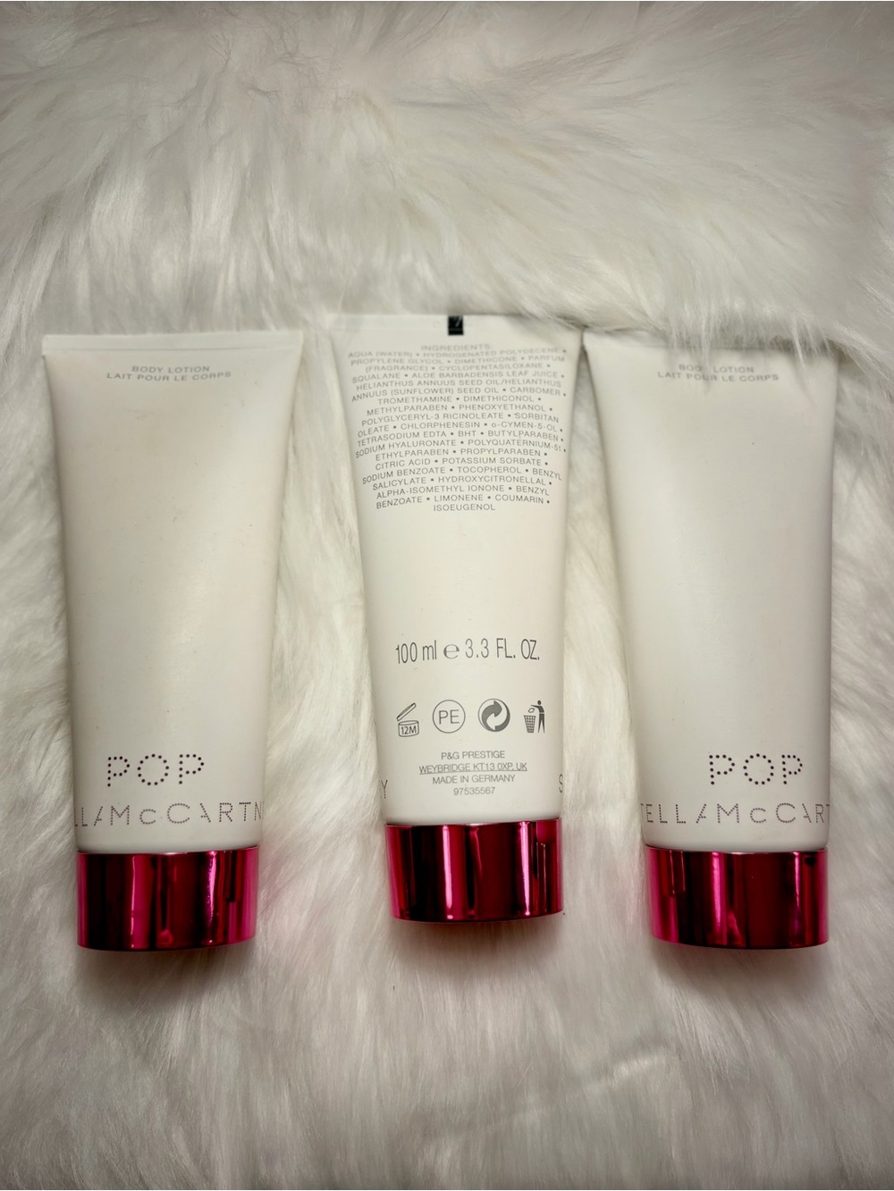 🌟 BUNDLE Stella McCartney POP Perfumed Body Lotion Trio (Three 100ml Tubes) RARE